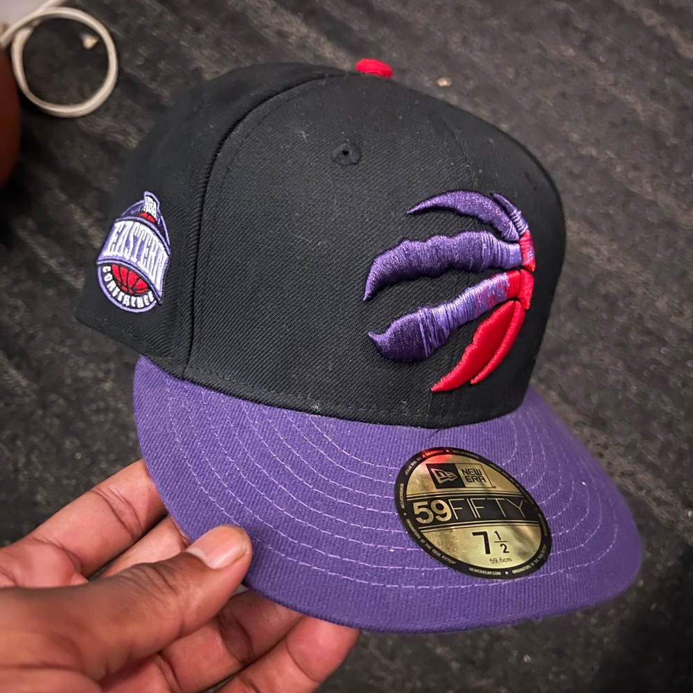59FiFty new era Raptors pink brim